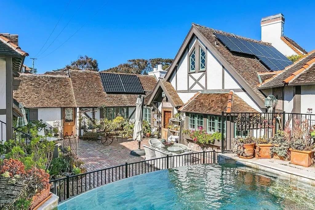 1953 Tudor Revival For Sale In Oceanside California